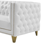 Michelle Vegan Leather Upholstered Chair