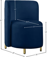 Rotunda Velvet Upholstered Chair