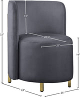 Rotunda Velvet Upholstered Chair