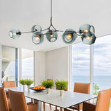 Branching Globe Chandelier, 7 Lights