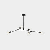 Branching Globe Chandelier, 5 Lights