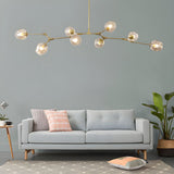 Branching Globe Chandelier, 7 Lights
