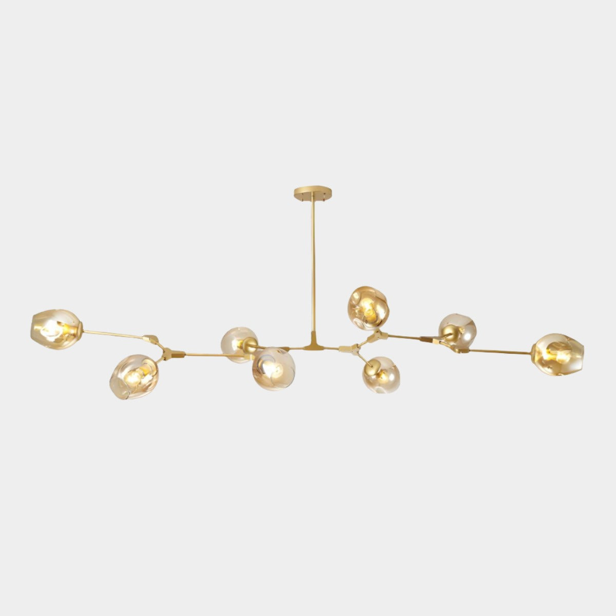 Branching Globe Chandelier, 8 Lights