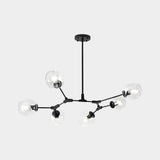 Branching Globe Chandelier, 6 Lights