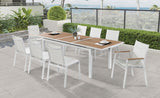 Nizuc Mesh Water Resistant Fabric Outdoor Patio Dining Arm Chair Set of 2