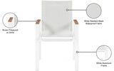 Nizuc Mesh Water Resistant Fabric Outdoor Patio Dining Arm Chair Set of 2