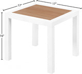 Nizuc Aluminum Outdoor Patio End Table