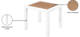 Nizuc Aluminum Outdoor Patio End Table