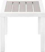 Nizuc Aluminum Outdoor Patio End Table