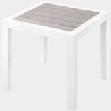 Nizuc Aluminum Outdoor Patio End Table