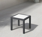Nizuc Aluminum Outdoor Patio End Table