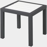 Nizuc Aluminum Outdoor Patio End Table