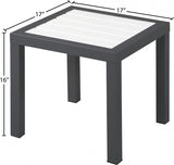 Nizuc Aluminum Outdoor Patio End Table