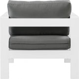 Nizuc Water Resistant Fabric Upholstered Outdoor Patio Arm Chair