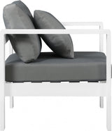 Nizuc Water Resistant Fabric Upholstered Outdoor Patio Arm Chair