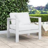 Nizuc Water Resistant Fabric Upholstered Outdoor Patio Arm Chair