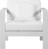 Nizuc Water Resistant Fabric Upholstered Outdoor Patio Arm Chair