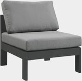 Nizuc Water Resistant Fabric Upholstered Outdoor Patio Modular Armless Chair