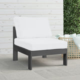 Nizuc Water Resistant Fabric Upholstered Outdoor Patio Modular Armless Chair