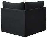 Jacob Velvet Upholstered Corner Modular Chair