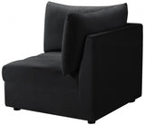 Jacob Velvet Upholstered Corner Modular Chair