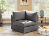 Jacob Velvet Upholstered Corner Modular Chair