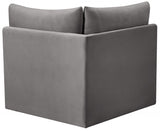 Jacob Velvet Upholstered Corner Modular Chair