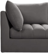 Jacob Velvet Upholstered Corner Modular Chair
