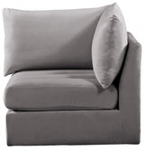 Jacob Velvet Upholstered Corner Modular Chair