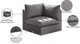 Jacob Velvet Upholstered Corner Modular Chair