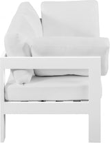 Nizuc Water Resistant Fabric Upholstered Outdoor Patio 2pc. Modular Loveseat
