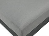 Nizuc Water Resistant Fabric Upholstered Outdoor Patio 5pc. Armless Modular Sofa