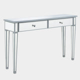 Mirror Console Table With Two Drawers