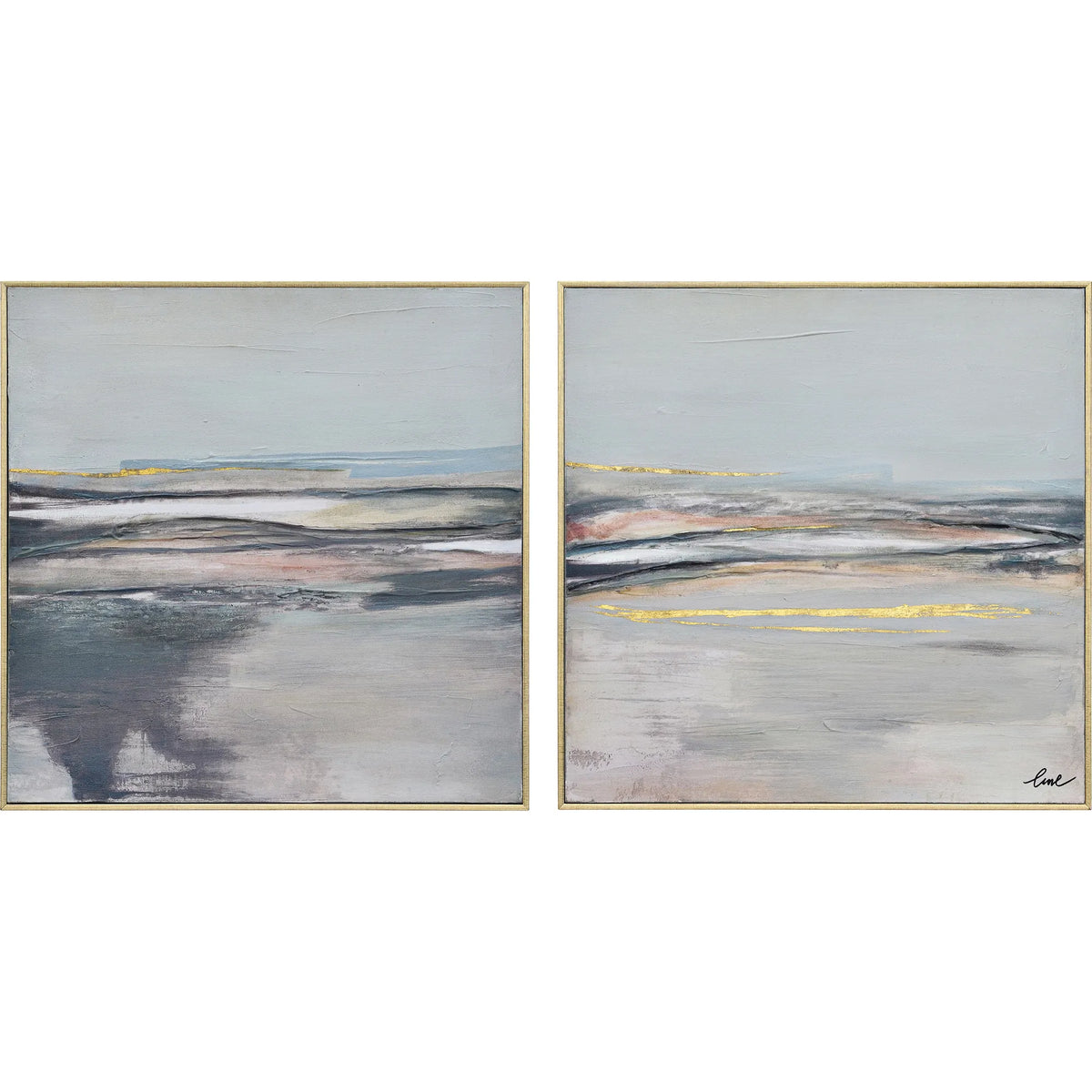 Salinas Hand Painted Set Of 2