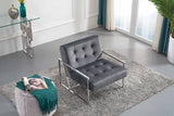 Alexis Velvet Upholstered Accent Chair