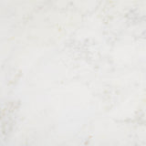 Valentine coffee table white marble with Silver frame