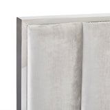 Uriel Beds: Grey Velvet