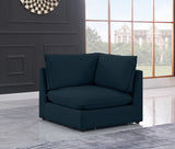 Mackenzie Linen Textured Fabric Upholstered Corner Modular Chair