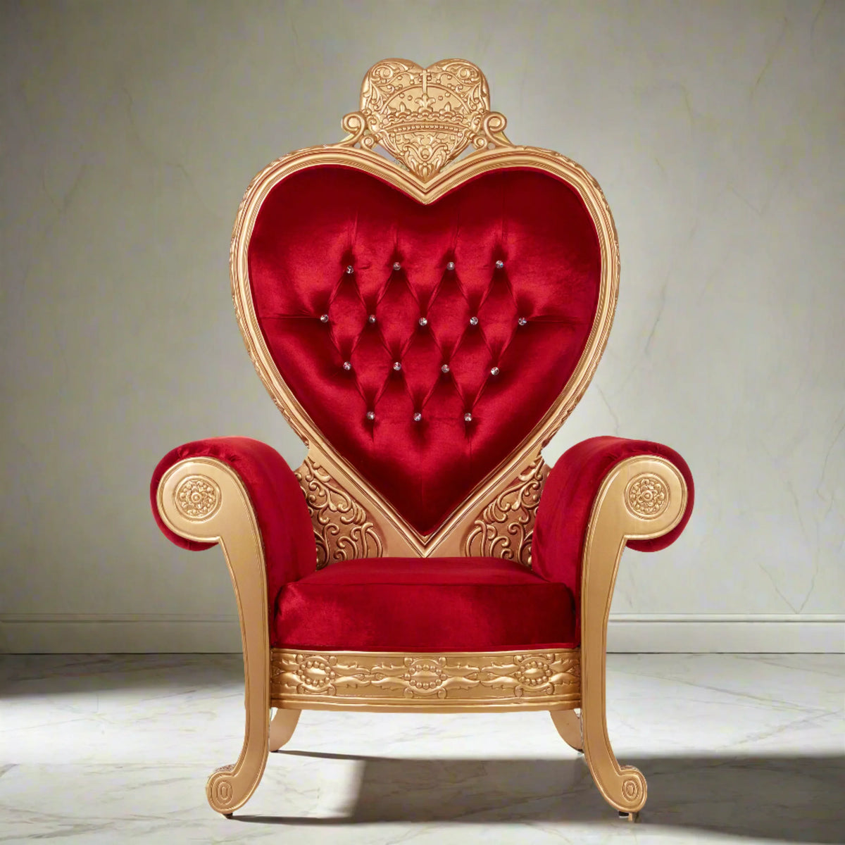 Royal Valentine Party Throne Chair