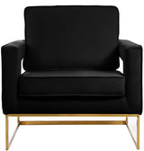 Noah Velvet Upholstered Accent Chair