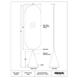 Vawn Floor Mirror