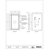 Adele LED Wall Mirror