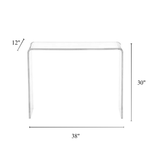Peekaboo Acrylic Console Table
