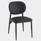 Gideon Dining/Lounge Chair, Set of 4 in Black and Black