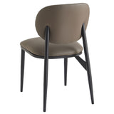 Gideon Dining/Lounge Chair, Set of 4 in Black and Black