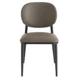 Gideon Dining/Lounge Chair, Set of 4 in Black and Black