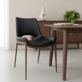 Icona Dining Chair, Set of 6 in (Walnut finished legs)
