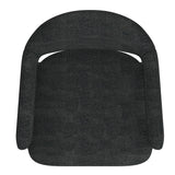 Archer Dining Chair, set of 2, in Charcoal Fabric and Black