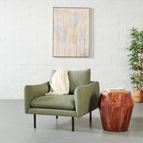MAPLETON - Green Fabric Chair