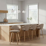 Freya Counter Stool with Swivel, Set of 2